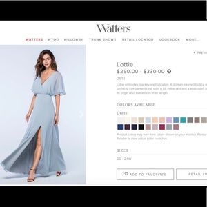 Watters and Watters Lottie maxi dress